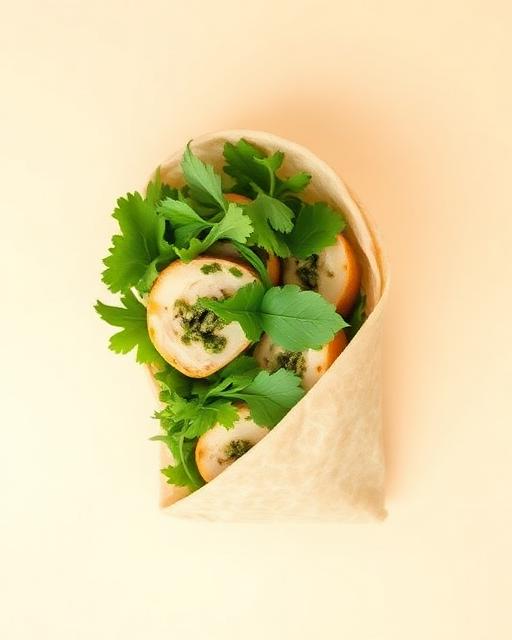 Pesto Chicken Wrap